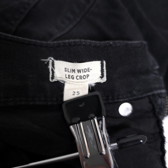 Madewell Slim Wide-Leg Jeans in Lunar Wash Size 25 - Picture 6 of 9